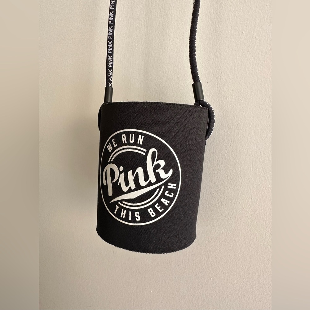 Victoria’s Secret PINK Fun Black Coozie Necklace